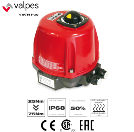 Electric Actuator VR25, VR45, VR75 Valpes Vietnam,  Nhà phân phối Valpes Vietnam